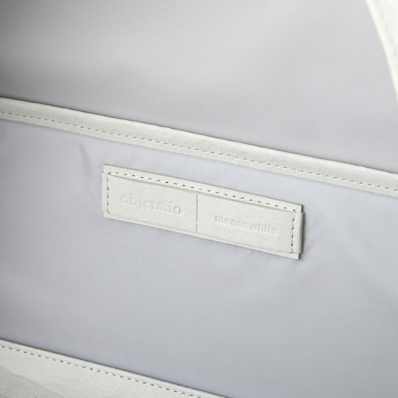 meanswhile × objcts.io Dyneema® Leather Daypack "Common"(MARSHMALLOW)/MW-AC26101