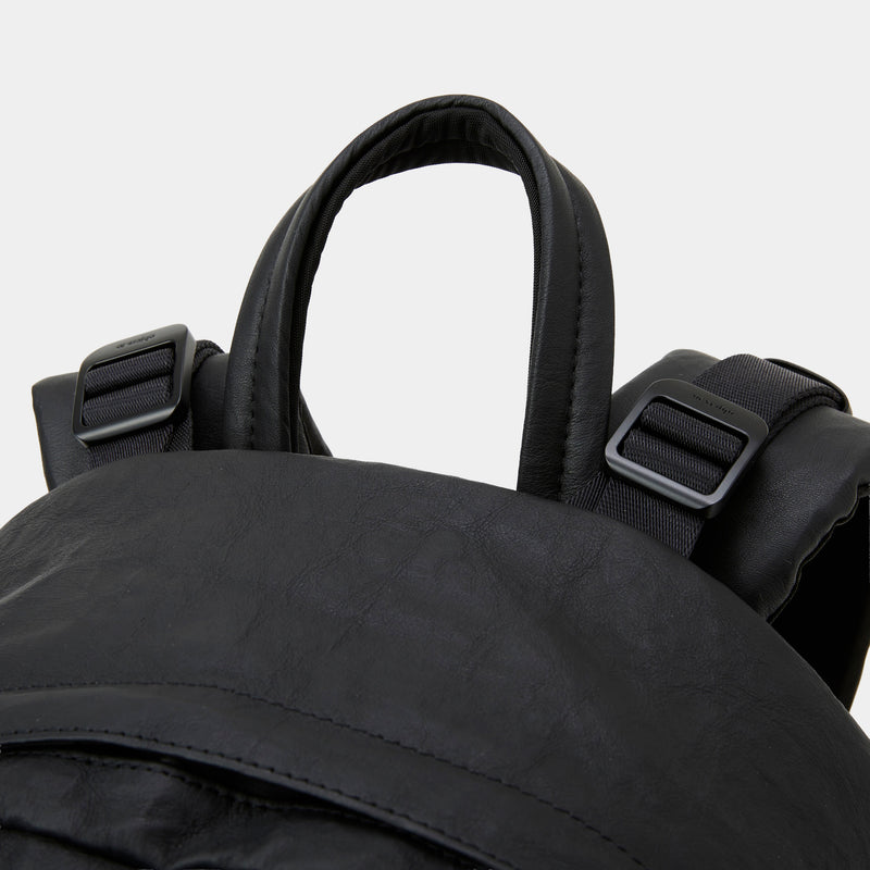 meanswhile × objcts.io Dyneema® Leather Daypack "Common"(BLACK)/MW-AC26101