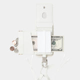 objcts.io × meanswhile Dyneema® Leather iPhone accessory Sholder Wallet(WHITE)/MW-AC26102