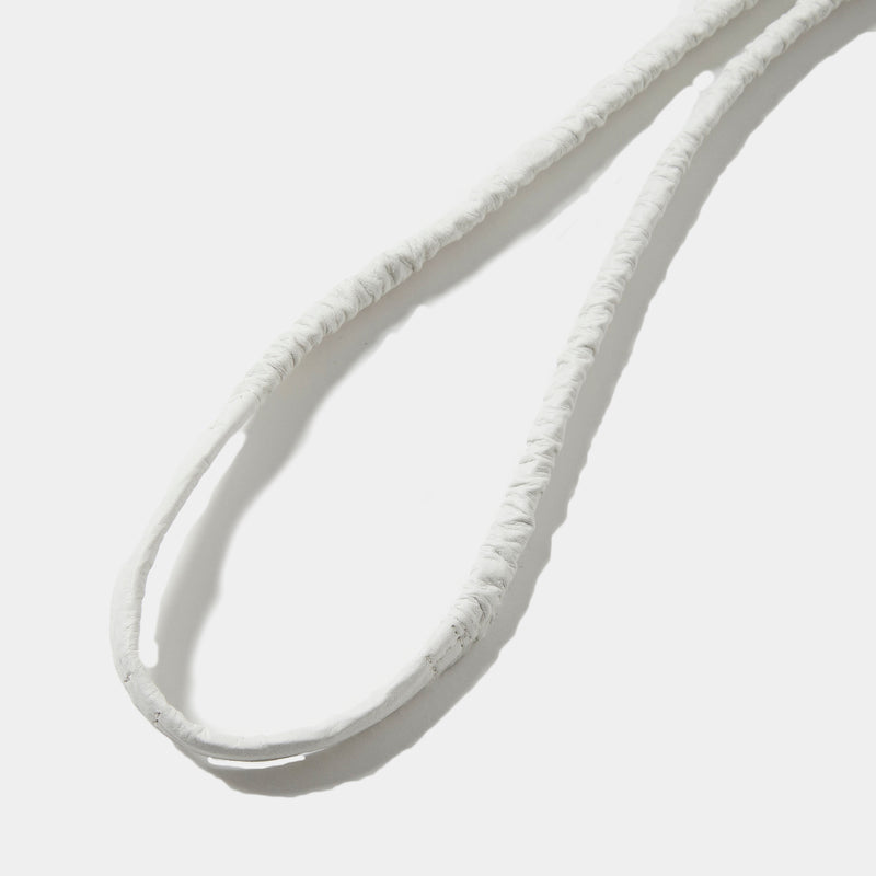 objcts.io × meanswhile Dyneema® Leather iPhone accessory Sholder Wallet(WHITE)/MW-AC26102