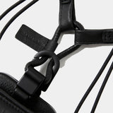 objcts.io × meanswhile Dyneema® Leather iPhone accessory Sholder Wallet(BLACK)/MW-AC26102