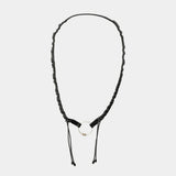Bungee Leather Neck Strap(OFF BLACK)/MW-AC26201