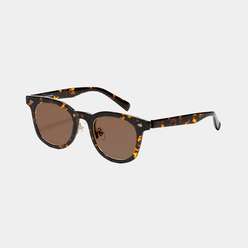 Flip-up Transition Color Glasses “Neutral Color” Type1(DEMI×BROWN