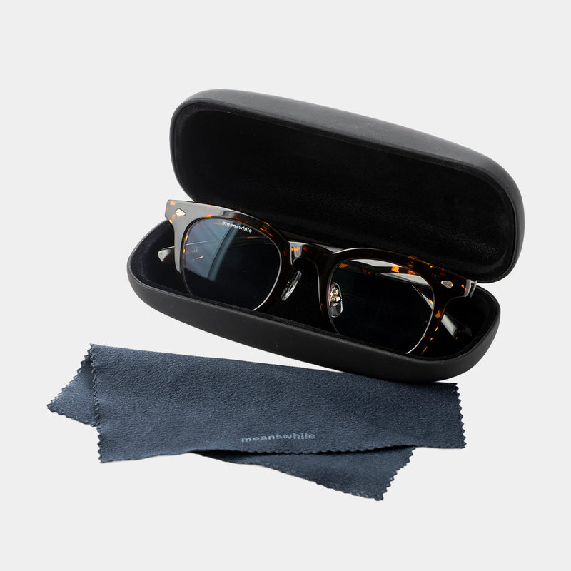 Flip-up Transition Color Glasses “Neutral Color” Type1(DEMI×BROWN 