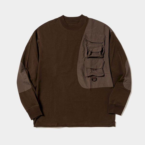 Luggage L/S Tee (D.Brown) / MW-CT23209