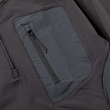 Fleece Half Zip L/S Tee (Charcoal) / MW-CT23211