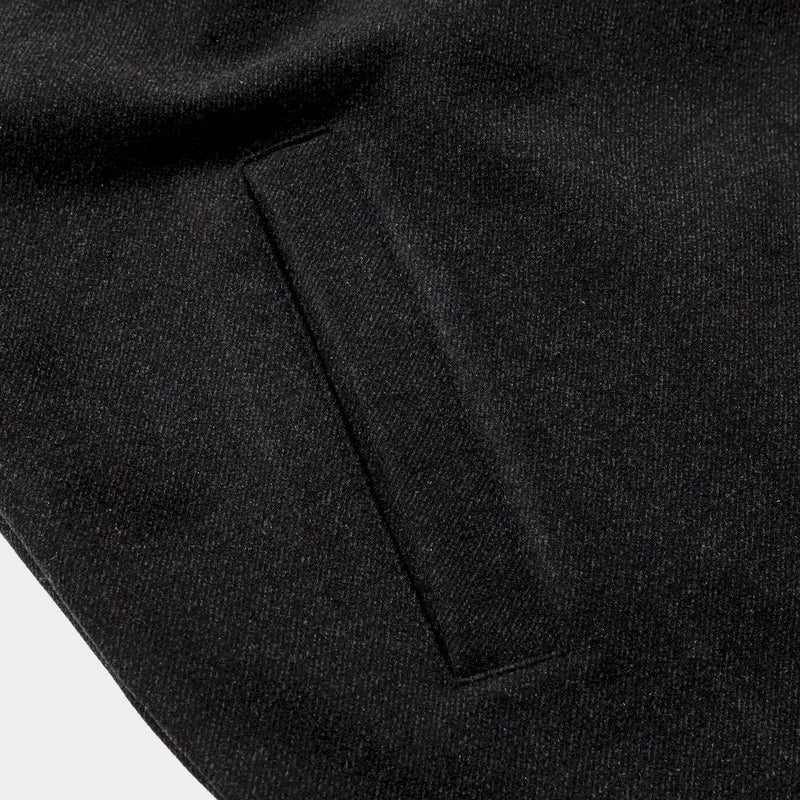 Comfort Dress Zip Hoodie (Off Black) / MW-CT23213