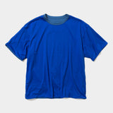 Merino Wool Reversible Tee (Blue×Blue) / MW-CT24104