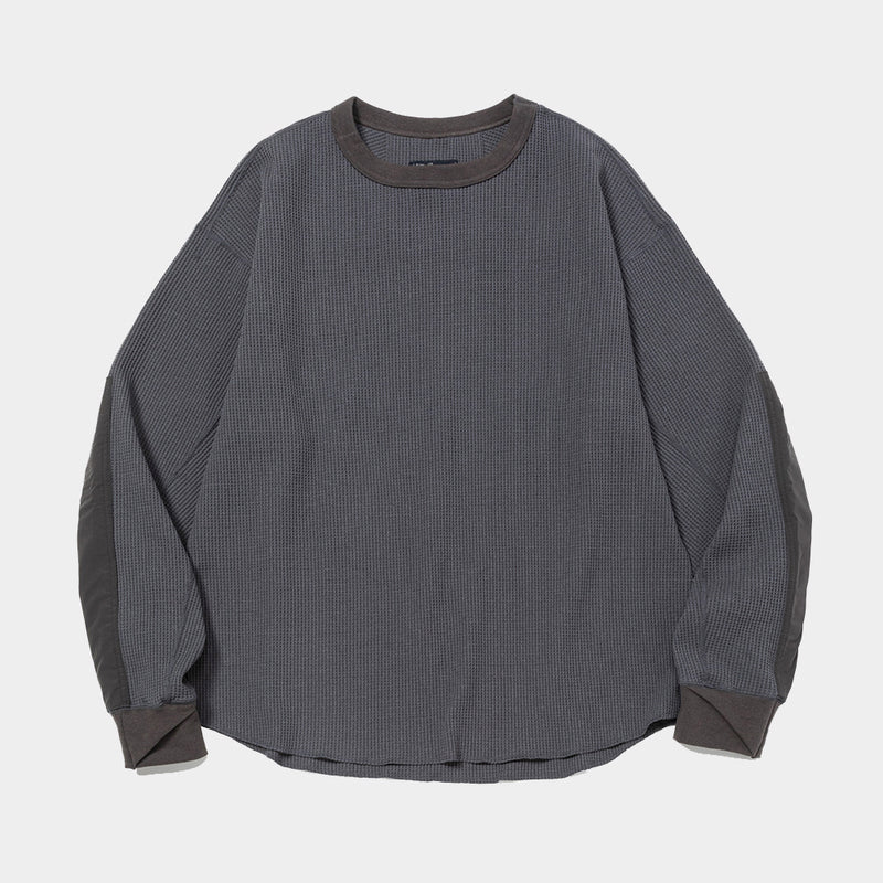 SOLOTEX Waffle L/S Tee(Charcoal)/MW-CT24202