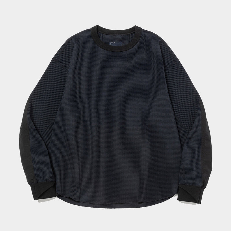 SOLOTEX Waffle L/S Tee(Ash Blue)/MW-CT24202