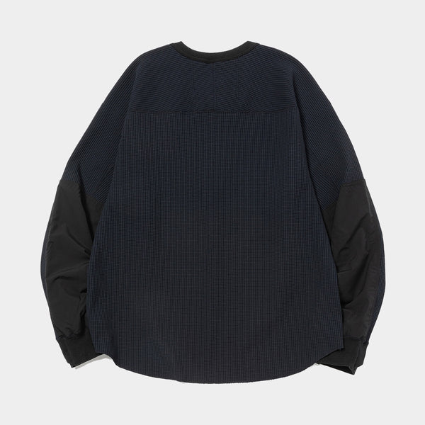 SOLOTEX Waffle L/S Tee(Ash Blue)/MW-CT24202