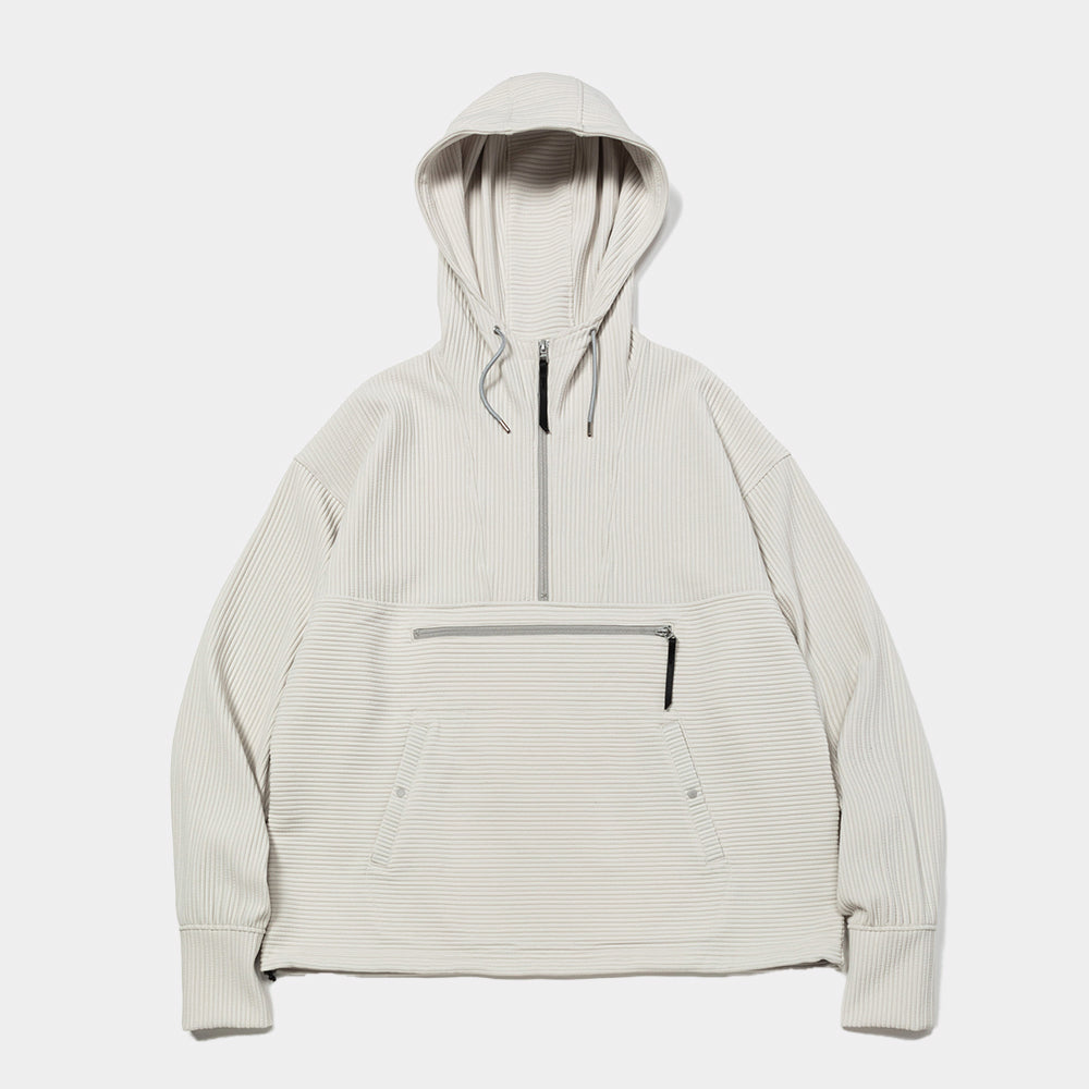 トップス meanswhile Uneven Fabric Anorak Parka Uneven Fabric Anorak Parka/Off Black | meanswhile