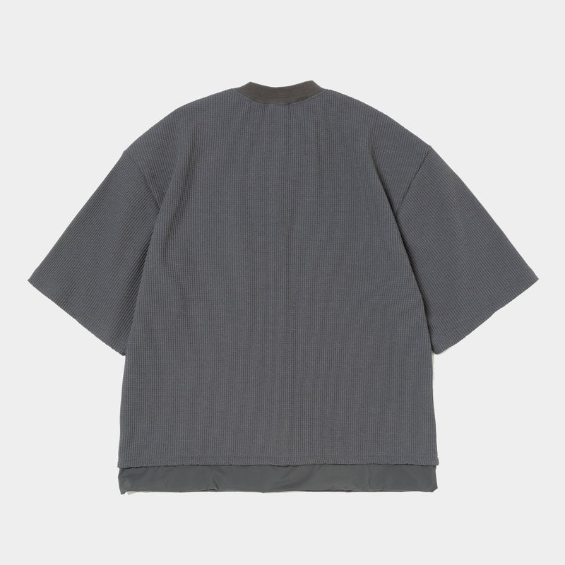 SOLOTEX Waffle S/S Tee(Charcoal)/MW-CT25105