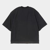 SOLOTEX Waffle S/S Tee(Ivory Black)/MW-CT25105