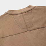 Fade Split Yoke Sleeve L/S Tee(Brown)/MW-CT25203