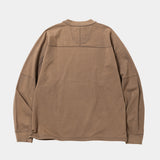 Fade Split Yoke Sleeve L/S Tee(Brown)/MW-CT25203