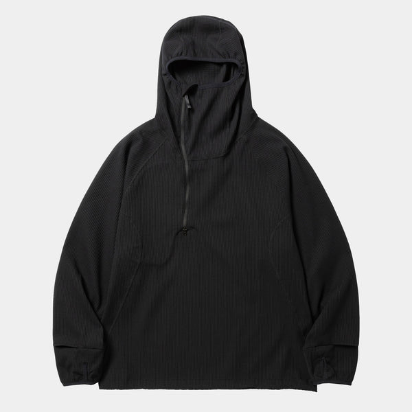 SOLOTEX Waffle Balaclava Hoodie(Off Black)/MW-CT25206