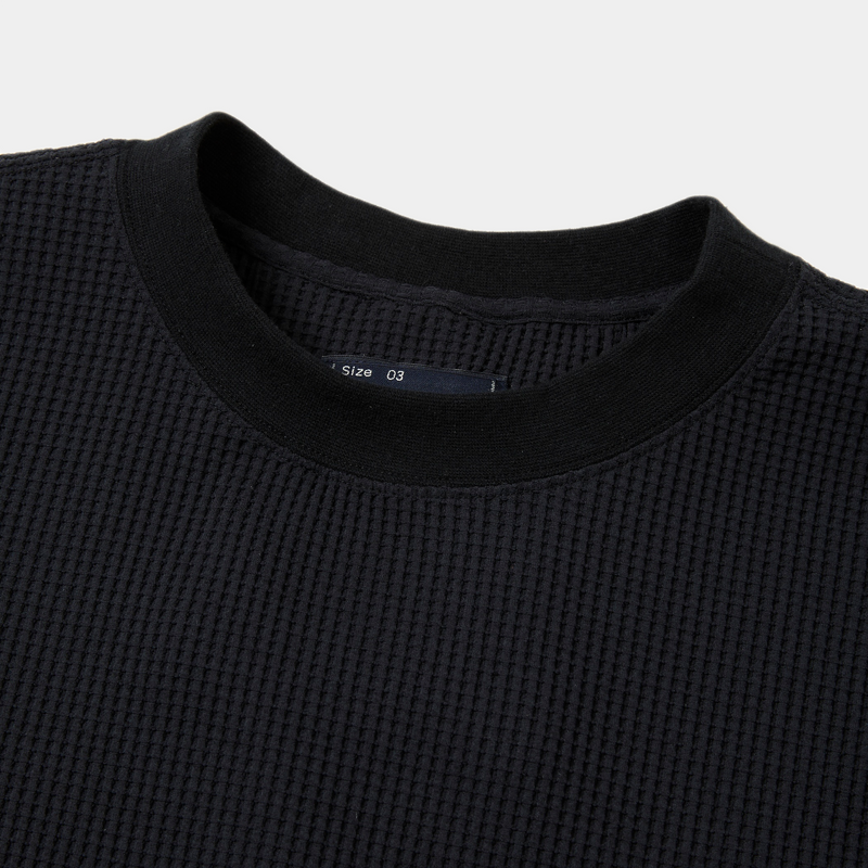 SOLOTEX Waffle S/S Tee(Off Black)/MW-CT26106 – meanswhile 公式