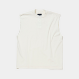 Frosted Sleeve Less Tee(Fade White)/MW-CT26107