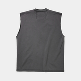 Frosted Sleeve Less Tee(Fade Black)/MW-CT26107