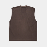 磨砂无袖T恤（淡黑）/MW-CT26107