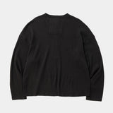 Cotton Wool Thermal Henley(OFF BLACK)/MW-CT26202