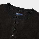 Cotton Wool Thermal Henley(OFF BLACK)/MW-CT26202