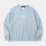 Typography L/S Tee(ACID BLUE)/MW-CT26204