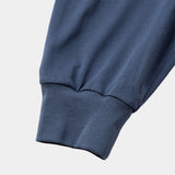 Half-zip Stand Collar L/S(Blue Grey)/MW-CT26209