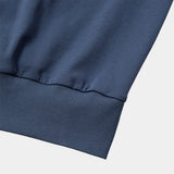 Half-zip Stand Collar L/S(Blue Grey)/MW-CT26209