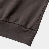 Half-zip Stand Collar L/S(Charcoal)/MW-CT26209