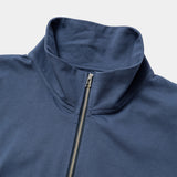 Half-zip Stand Collar L/S(Blue Grey)/MW-CT26209