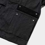 Denim Double Collar JKT(Black Denim)/MW-JKT23101