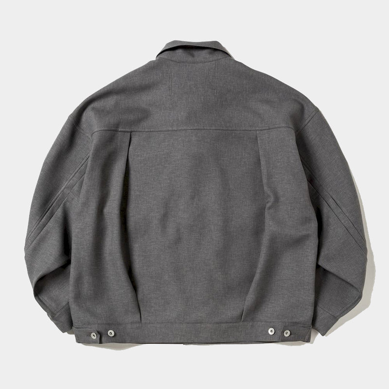 Pleated Sleeve Blouse (Grey)/MW-JKT23203