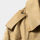Double Collar Trench Coat (Camel×Beige)/MW-JKT23205