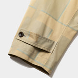 Double Collar Trench Coat (Khaki×Sax)/MW-JKT23205