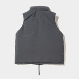 Side Slit Padding Vest (Charcoal) / MW-JKT23210