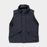 Side Slit Paper Touch Luggage Vest(Navy)/MW-JKT24105