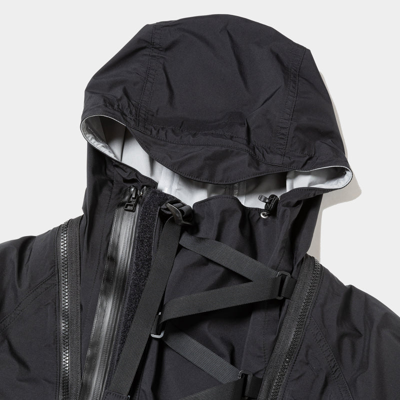 Air Circulation System Rain Jacket(Off Black)/MW-JKT25102