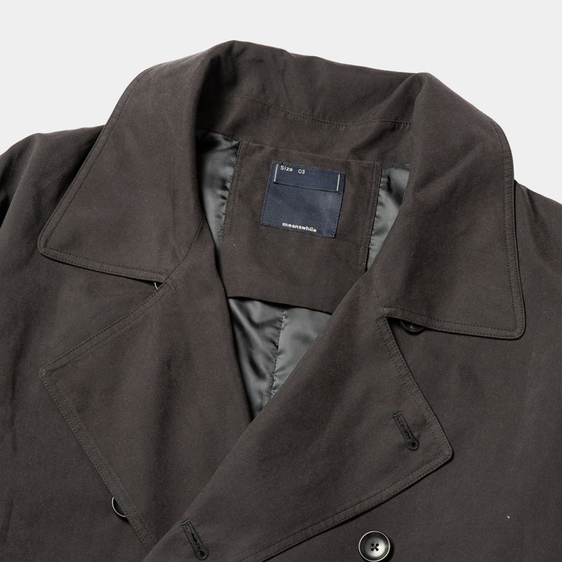 Padding Over Coat(Off Black)/MW-JKT25210