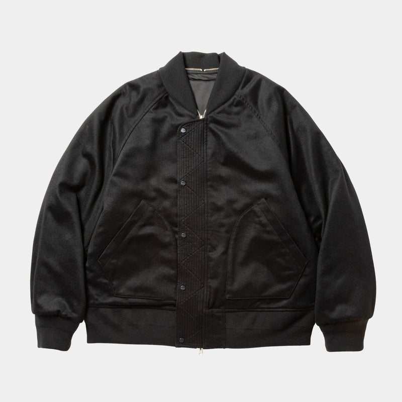 나일론 X 비버 가역성 MA1 (Off Black)/MW-JKT25213