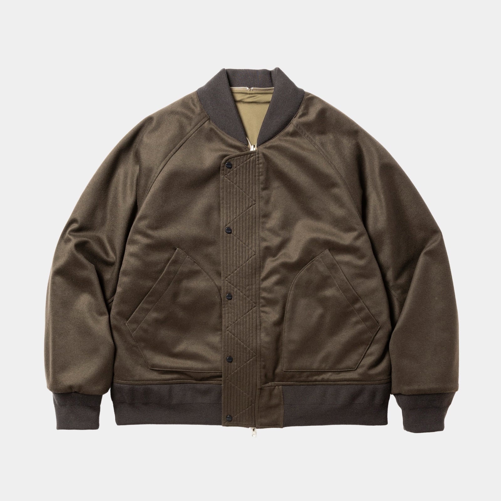Nylon x Beaver Reversible MA1 (Khaki)/MW-JKT25213 – meanswhile
