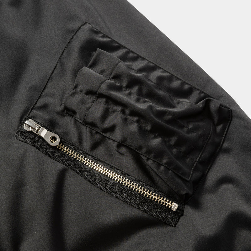 나일론 X 비버 가역성 MA1 (Off Black)/MW-JKT25213