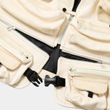 SHIRONAMESHI Leather Luggage Vest(SHIRO)/MW-JKT26101