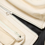 SHIRONAMESHI Leather Luggage Vest(SHIRO)/MW-JKT26101