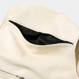 SHIRONAMESHI Leather Luggage Vest(SHIRO)/MW-JKT26101