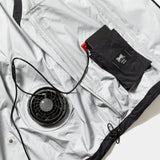 Air Circulation System Rain Jacket / Light(Off Black)/MW-JKT26103