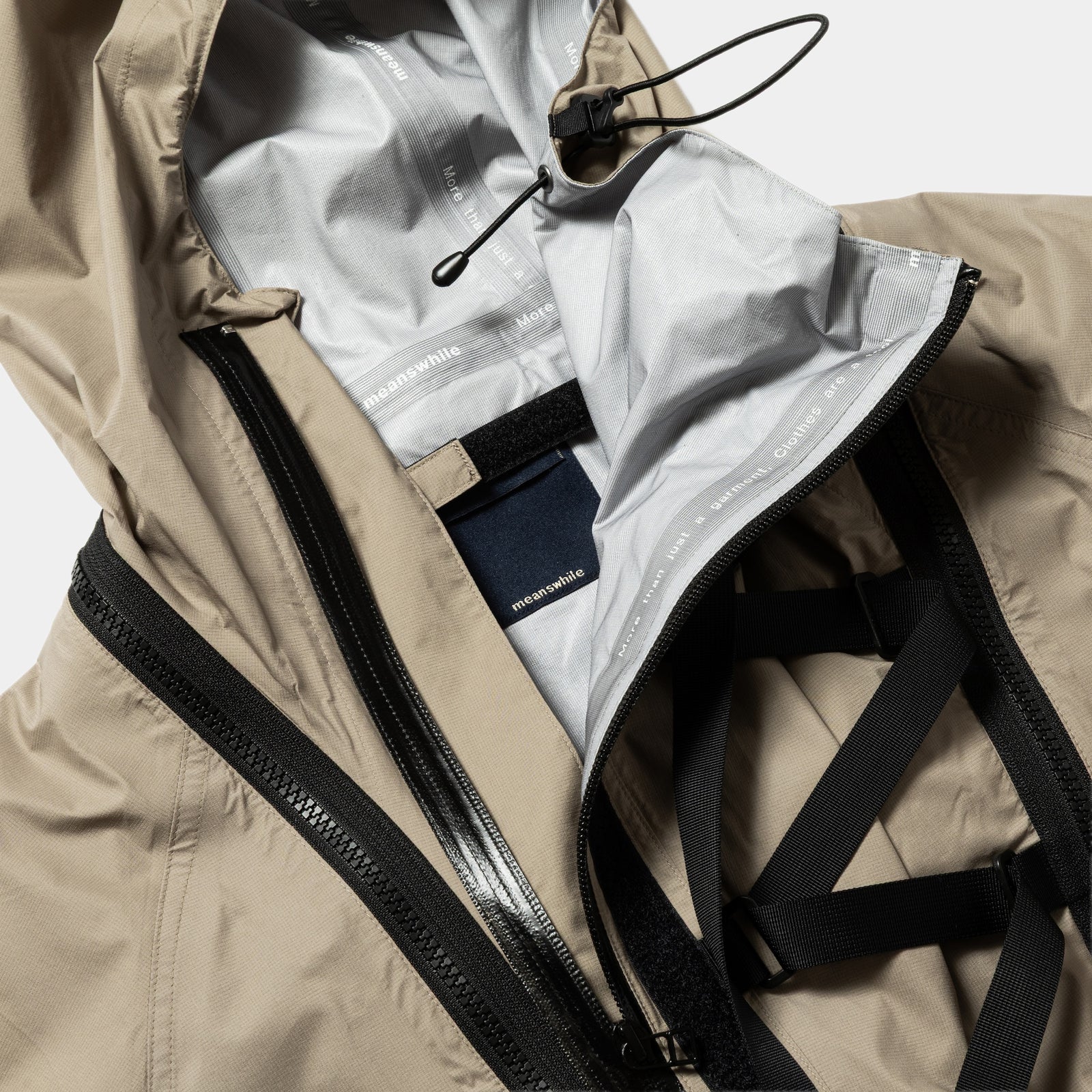 Air Circulation System Rain Jacket / Light(Sand Beige)/MW-JKT26103