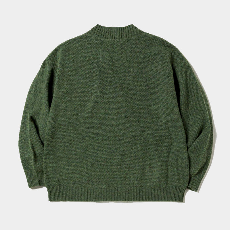 Double Knit Cardigan (Foliage Green) / MW-KT23201