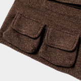 Knit Luggage Vest (Brown) / MW-KT23202
